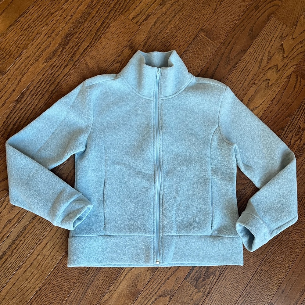 Banana Republic Full Zip Baby Blue Fleece Medium